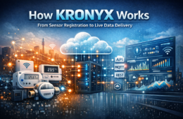 How KRONYX Works: From Sensor Registration to Live Data Delivery