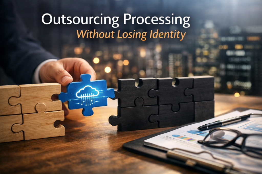 Connecting data and identity through outsourcing